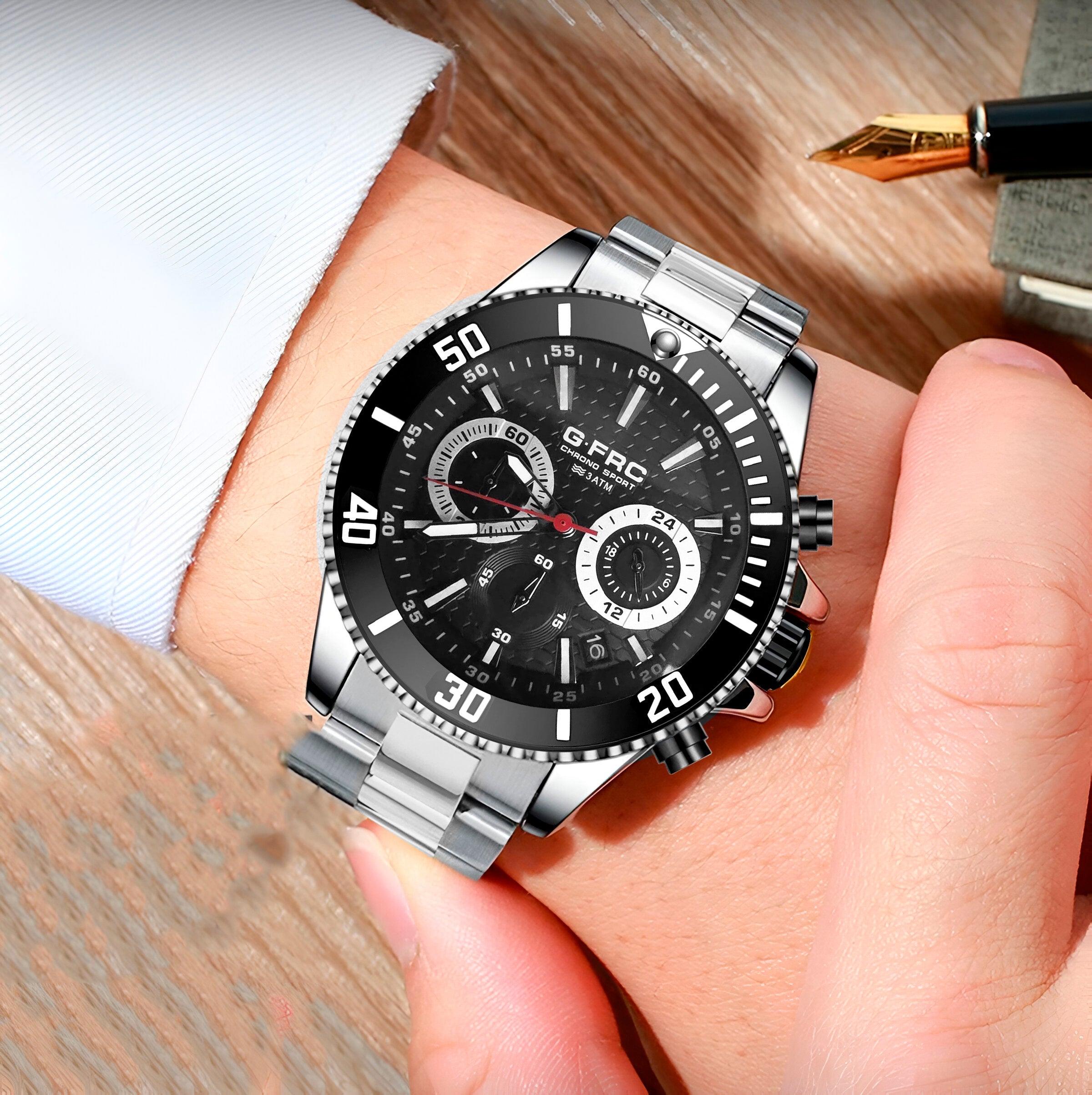 Reloj Gforce H4232g Cronografo Funciona