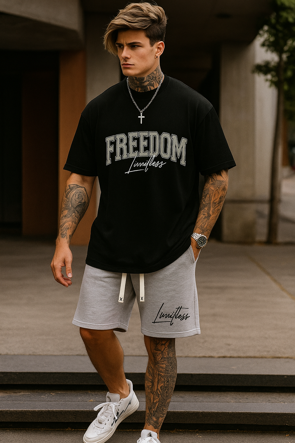 Camisas Pantalonetas Oversize